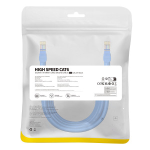 Бърз интернет кабел BASEUS High Speed cat.6 RJ45 1000Mb/s 5m син - Img 8