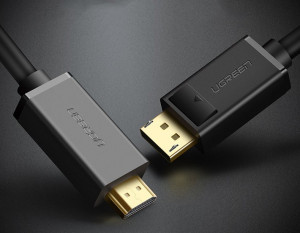 Видео кабел UGREEN DP към HDMI 1.5m черен - Img 14