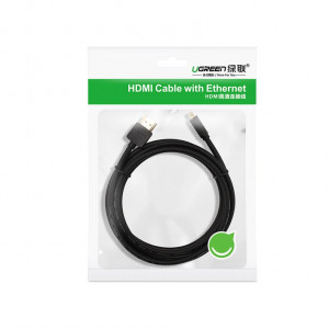 Видео кабел UGREEN HDMI към Micro HDMI 19 pin 2.0v 4K 60Hz 30AWG 1.5m черен (30102) - Img 14