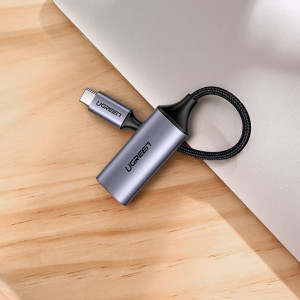 Видео кабел UGREEN USB Type C към HDMI 2.0 Adapter 4K @ 60 Hz Thunderbolt 3 for MacBook / PC сив (70444) - Img 9