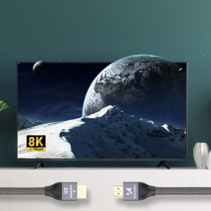 Видео кабел WOZINSKY HDMI 2.1 3m кабел сребърен - Img 9