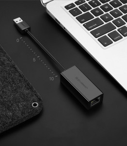 Външен мрежов адаптер UGREEN USB Type A 2.0 към RJ45 100 Mbps (CR110 20254) черен - Img 8