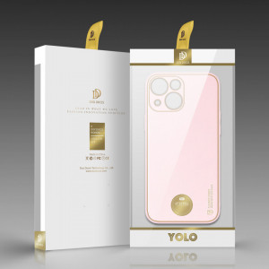 Гръб от еко кожа DUX DUCIS Yolo - iPhone 14 Plus розов - Img 5