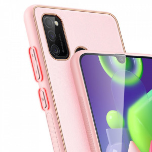 Гръб от еко кожа DUX DUCIS Yolo - Samsung Galaxy M30s розов - Img 6