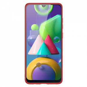 Гръб от еко кожа DUX DUCIS Yolo - Samsung Galaxy M30s червен - Img 2