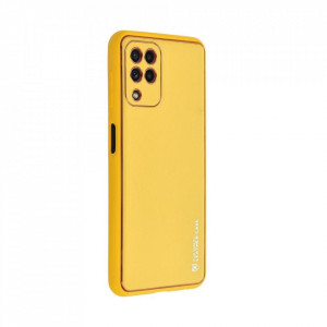 Гръб от еко кожа FORCELL Leather - Samsung Galaxy A22 жълт - Img 9
