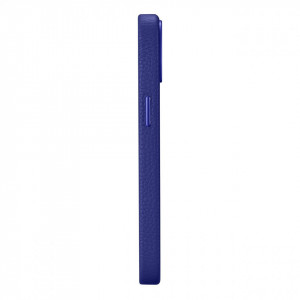 Гръб от естествена кожа iCARER Litchi Premium MagSafe - iPhone 14 Plus тъмносин - Img 7