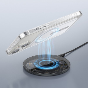Гръб със стойка BASEUS Magnetic - iPhone 13 прозрачен - Img 10