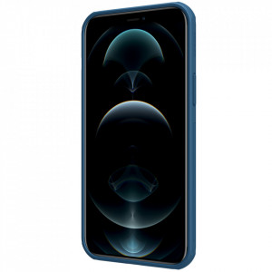 Гръб със стойка NILLKIN Super Frosted Shield - iPhone 13 Pro Max син - Img 4
