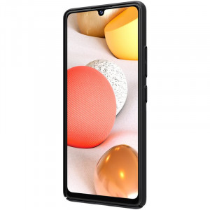 Гръб със стойка NILLKIN Super Frosted Shield - Samsung Galaxy A42 5G черен - Img 3