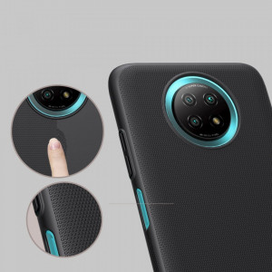 Гръб със стойка NILLKIN Super Frosted Shield - Xiaomi Redmi Note 9T черен - Img 10