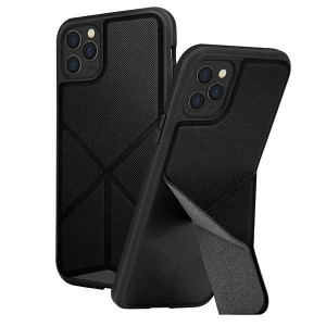 Гръб със стойка UNIQ Transforma - iPhone 11 Pro Max черен - Img 3