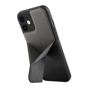 Гръб със стойка UNIQ Transforma - iPhone 12 mini сив - Img 2