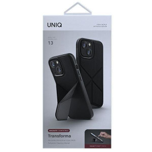 Гръб със стойка UNIQ Transforma MagSafe - iPhone 13 черен абанос - Img 10