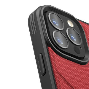 Гръб със стойка UNIQ Transforma MagSafe - iPhone 13 Pro червен корал - Img 3