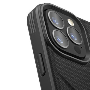 Гръб със стойка UNIQ Transforma MagSafe - iPhone 13 Pro черен абанос - Img 3