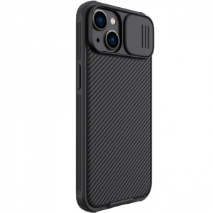 Гръб с подвижно покритие за камерата NILLKIN CamShield Pro - iPhone 14 Plus черен - Img 3