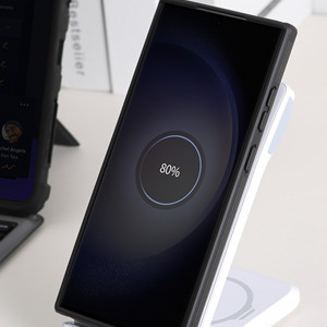 Гръб с подвижно покритие за камерата NILLKIN CamShield Pro MagSafe - Samsung Galaxy S23 Ultra черен - Img 8