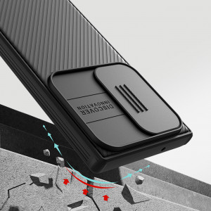 Гръб с подвижно покритие за камерата NILLKIN CamShield Pro MagSafe - Samsung Galaxy S23 Ultra черен - Img 16