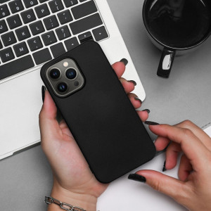 Гръб FORCELL Silicone Lite - iPhone 13 Pro черен - Img 10