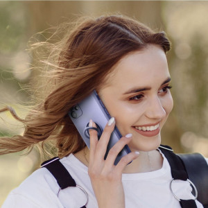 Гръб FORCELL Silicone Ring - iPhone 15 виолетов - Img 9