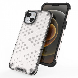 Гръб Honeycomb Armor със силиконов бъмпер - iPhone 13 червен - Img 9