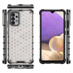 Гръб Honeycomb Armor със силиконов бъмпер - Samsung Galaxy A04s / A13 5G прозрачен - Img 11