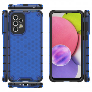 Гръб Honeycomb Armor със силиконов бъмпер - Samsung Galaxy A33 5G син - Img 18