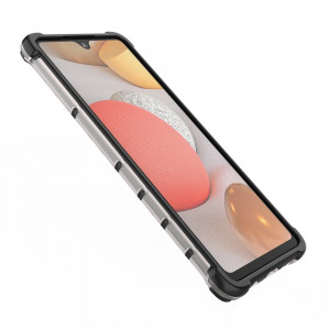 Гръб Honeycomb Armor със силиконов бъмпер - Samsung Galaxy A42 5G син - Img 14