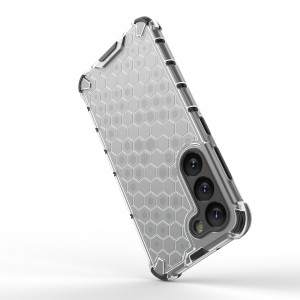 Гръб Honeycomb Armor със силиконов бъмпер - Samsung Galaxy S23 черен - Img 15
