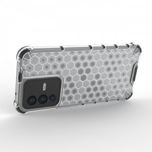 Гръб Honeycomb Armor със силиконов бъмпер - Vivo V23 5G черен - Img 6