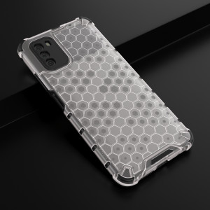 Гръб Honeycomb Armor със силиконов бъмпер - Xiaomi Poco M3 прозрачен - Img 14