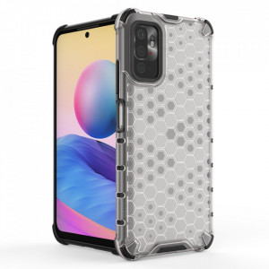 Гръб Honeycomb Armor със силиконов бъмпер - Xiaomi Poco M3 Pro / M3 Pro 5G / Redmi Note 10 5G черен - Img 3