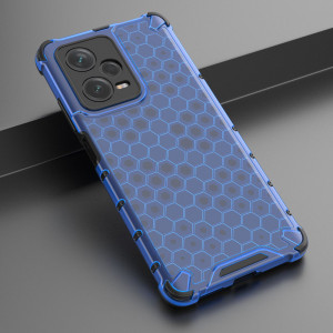 Гръб Honeycomb Armor със силиконов бъмпер - Xiaomi Redmi Note 12 Pro+ 5G син - Img 3