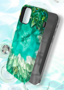 Гръб KINGXBAR Agate - iPhone 12 mini зелен - Img 6