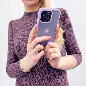 Гръб KINGXBAR Plain - iPhone 13 Pro лилав - Img 4