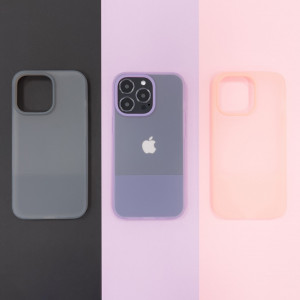 Гръб KINGXBAR Plain - iPhone 13 Pro лилав - Img 9