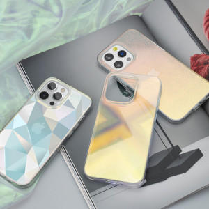 Гръб KINGXBAR Streamer - iPhone 13 Pro (триъгълник) син - Img 8