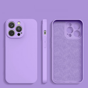 Гръб Silicone - iPhone 13 Pro Max лилав - Img 2