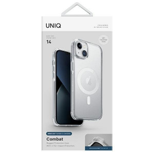 Гръб UNIQ Combat Magclick - iPhone 14 прозрачен сатен - Img 2