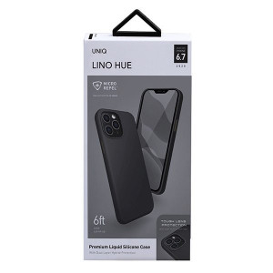Гръб UNIQ Lino Hue - iPhone 12 Pro Max черен - Img 7