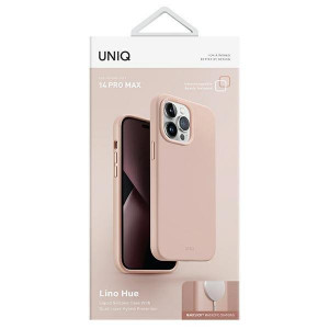 Гръб UNIQ Lino Hue Magclick - iPhone 14 Pro Max розов - Img 7