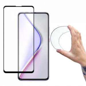 Гъвкав протектор с пълно покритие WOZINSKY - Xiaomi Poco X2 / Redmi K30 черна рамка - Img 1