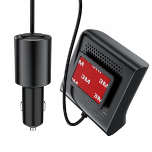 Зарядно за кола ACEFAST 90W 3x USB Type A / USB Type C / вход за запалка PPS PD 3.0 QC 3.0 AFC FCP с дисплей (B8) черно - Img 3