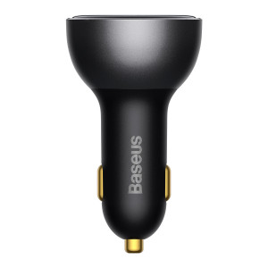 Зарядно за кола BASEUS 140W USB Type A / USB Type C PD 3.1 черно + кабел USB Type C BASEUS Superior Series 240W 5A 1m черен (CGZX070001) - Img 2