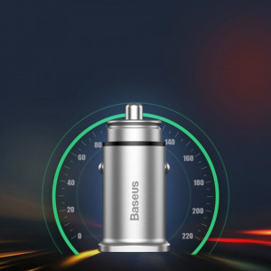 Зарядно за кола BASEUS Square 30W Universal Smart 2x USB Type A QC 3.0 SCP AF (CCALL-DS01) черно - Img 10
