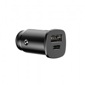 Зарядно за кола BASEUS Square PPS Universal 30W USB Type A / USB Type C PD 3.0 QC 4.0 SCP (CCALL-AS01) черно - Img 3