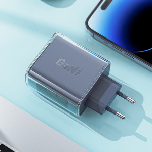 Зарядно за стена ACEFAST GaN 65W USB Type A / 2x USB Type C (A45) зелено - Img 8
