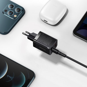 Зарядно за стена BASEUS Super Pro 30W USB Type A / USB Type C PD QC (CCSUPP-E01) черно - Img 11