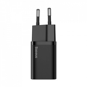 Зарядно за стена BASEUS Super Si 1C 20W USB Type C PD + кабел USB Type C към Lightning 1m (TZCCSUP-B01) черно - Img 8